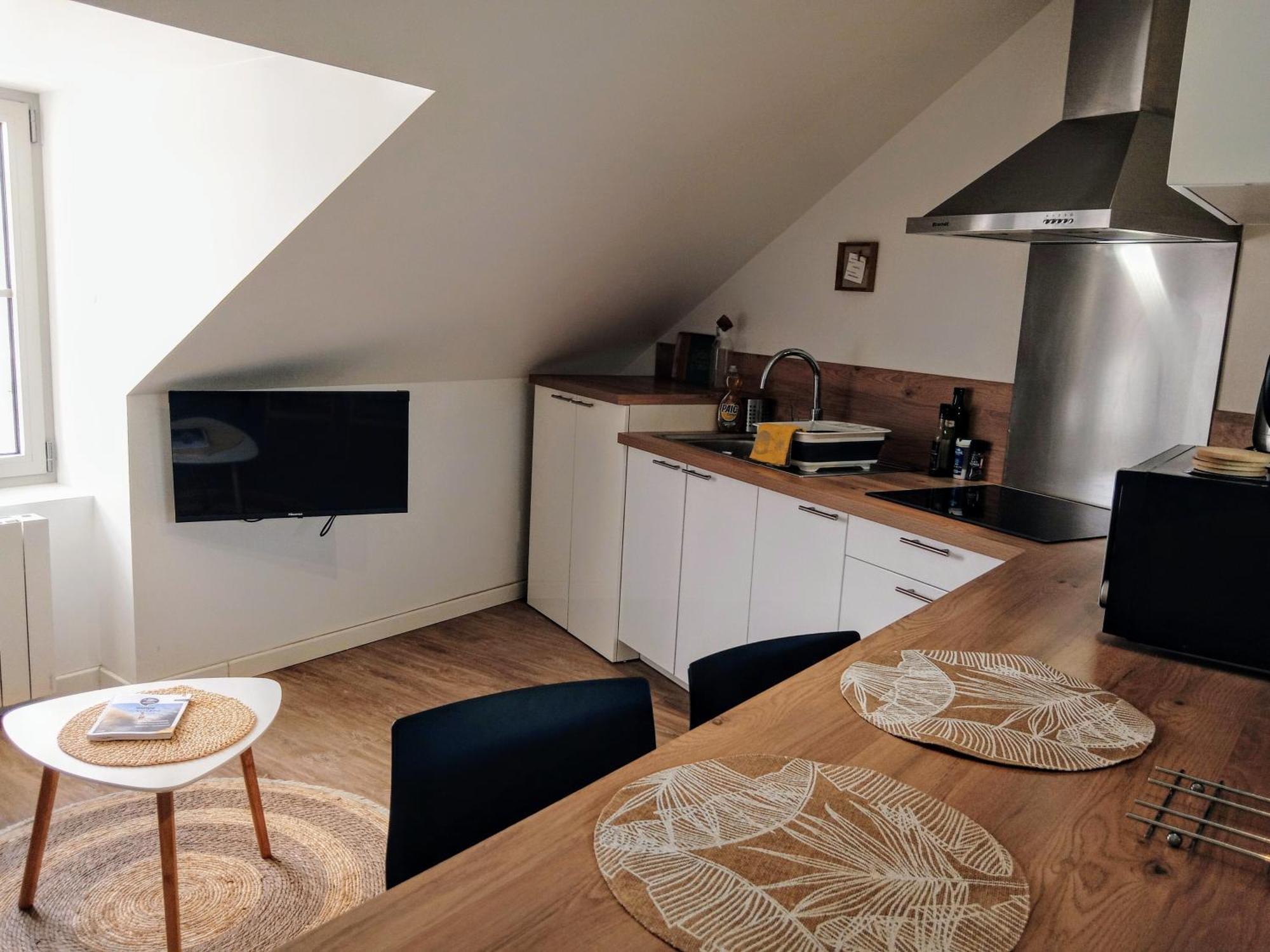 Les De La Gare Linge Cafe The Inclus Wifi Appartement
