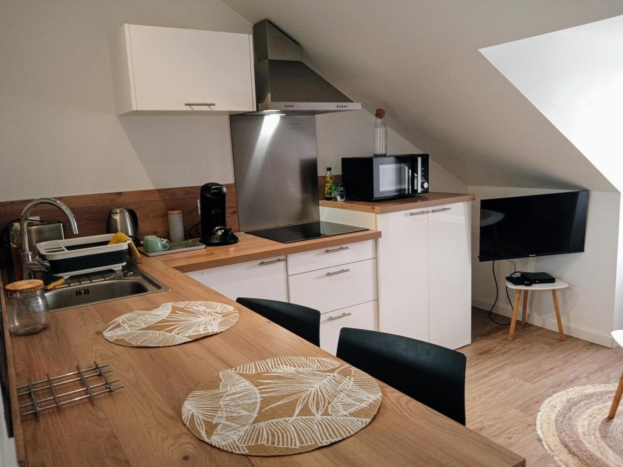 Les De La Gare Linge Cafe The Inclus Wifi Appartement